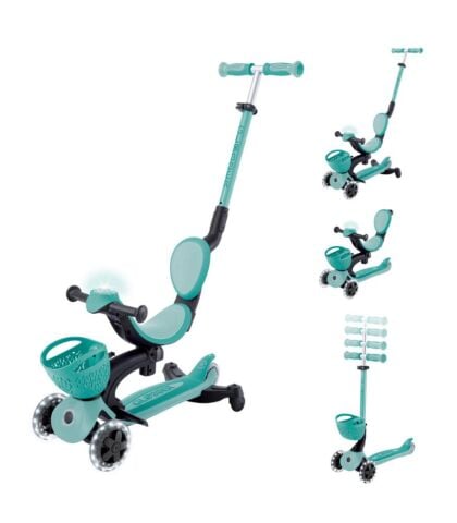 Globber Go Up Baby 360 Işıklı Scooter - Koyu Mint