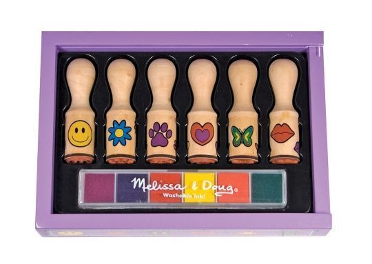 Melissa&Doug Ahşap Baskı Seti - Mutlu Yüzler