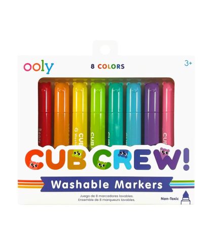 Ooly Cub Crew Yıkanabilir 8'li Keçeli Kalem