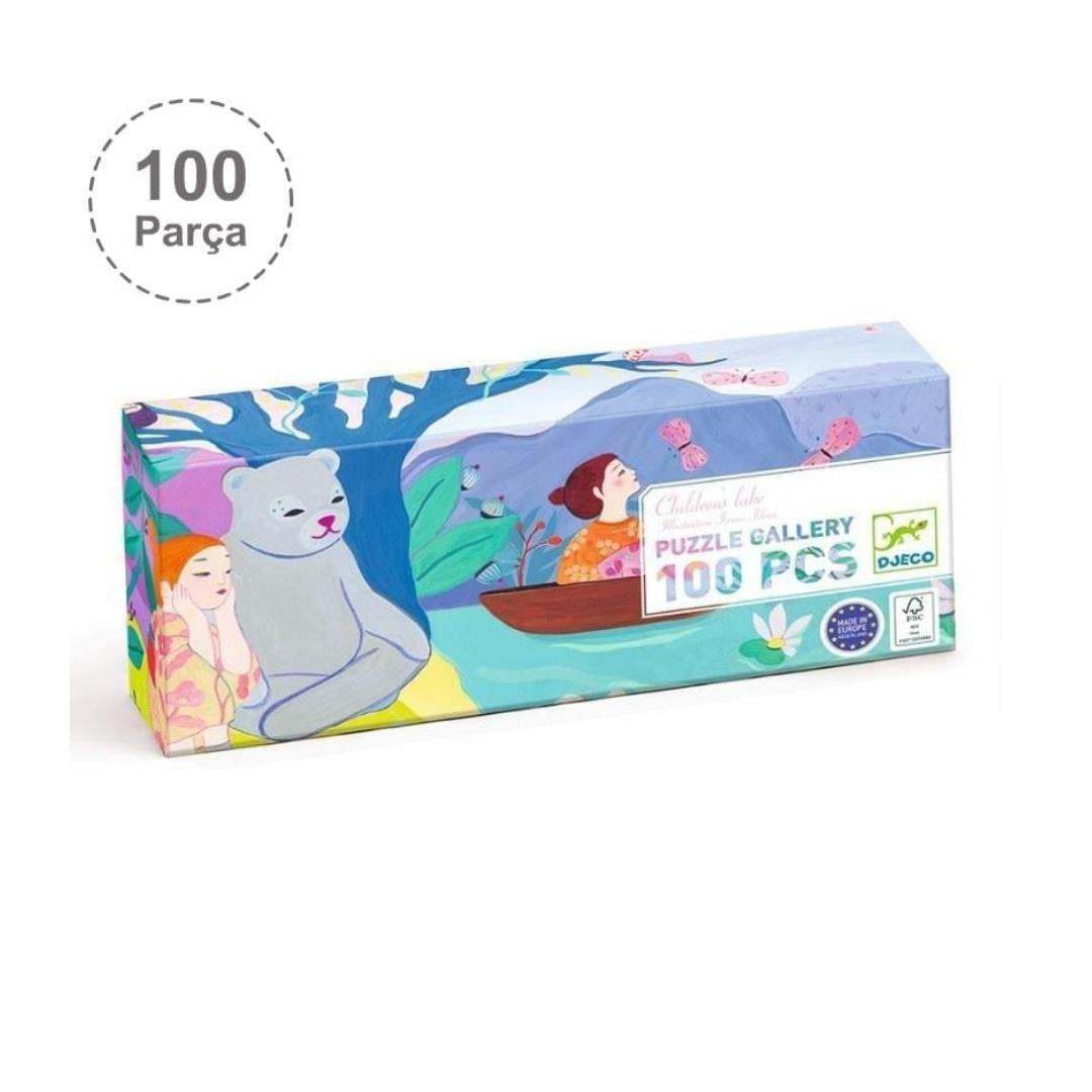 Djeco Panoramik Puzzle 100 Parça - Children's Lake