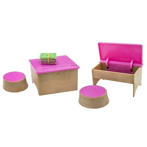 Li'l Woodzeez Sınıf ve Oyun Parkı - Classroom & Playground Set