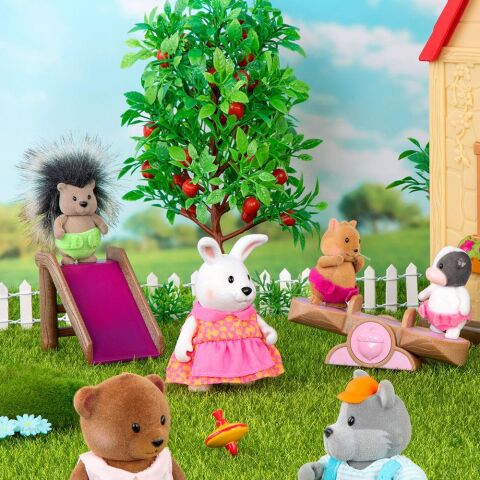 Li'l Woodzeez Sınıf ve Oyun Parkı - Classroom & Playground Set