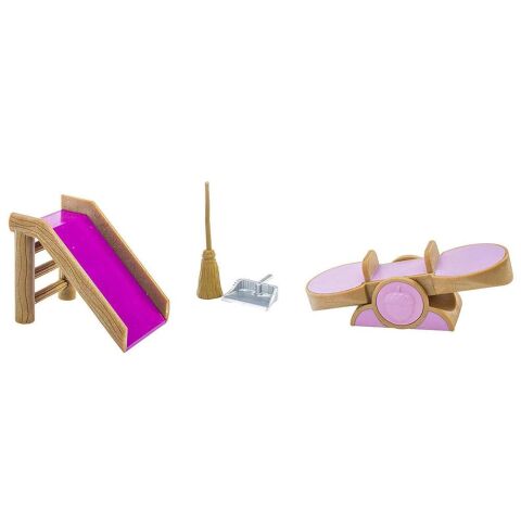 Li'l Woodzeez Sınıf ve Oyun Parkı - Classroom & Playground Set