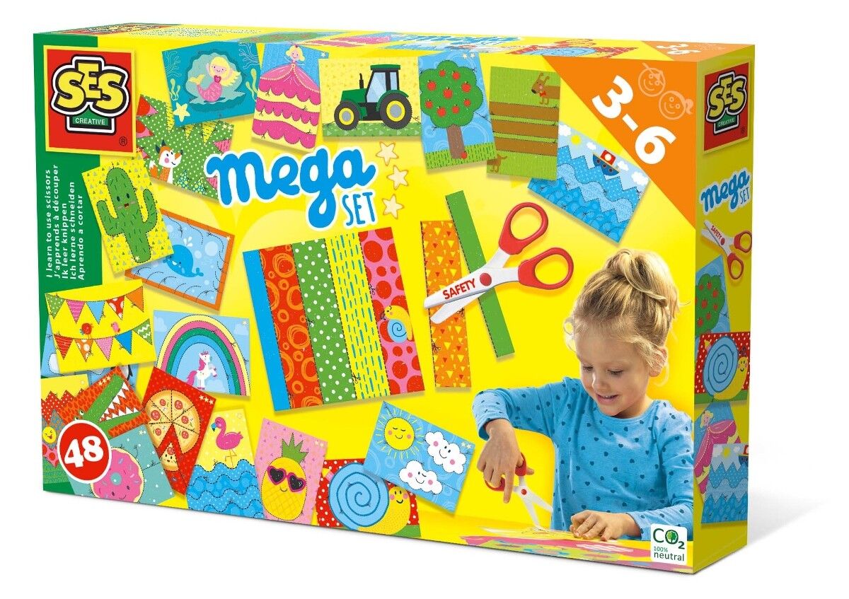 Ses Creative - Makas Kullanmayı Öğreniyorun - Mega Set