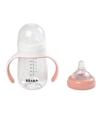 Beaba Tritan Biberon ve Suluk (210 ml) - Old Pink