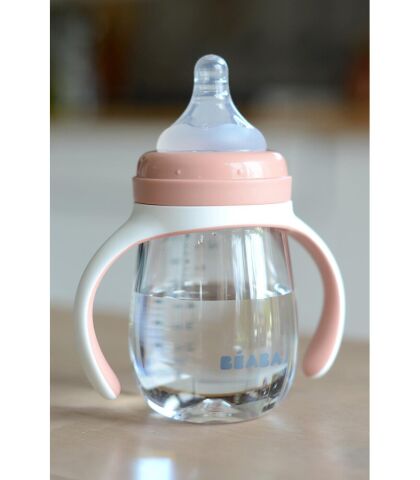 Beaba Tritan Biberon ve Suluk (210 ml) - Old Pink