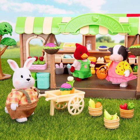Li'l Woodzeez Yatak Odası ve Yemek Odası Seti - Furniture Playset