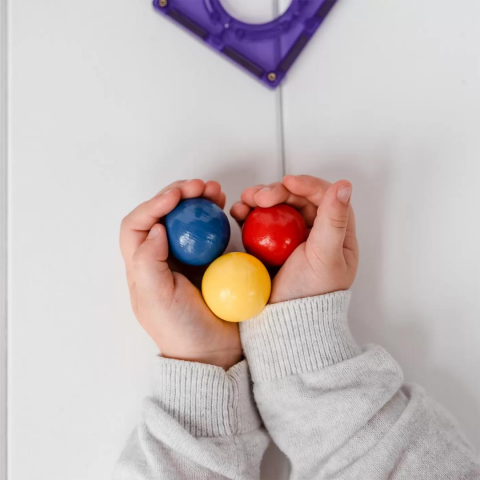 Connetix Rainbow Ball Run Set - 92 Parça