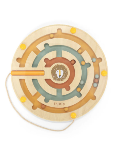 Trixie Mr. Lion Ahşap Yuvarlak Manyetik Labirent