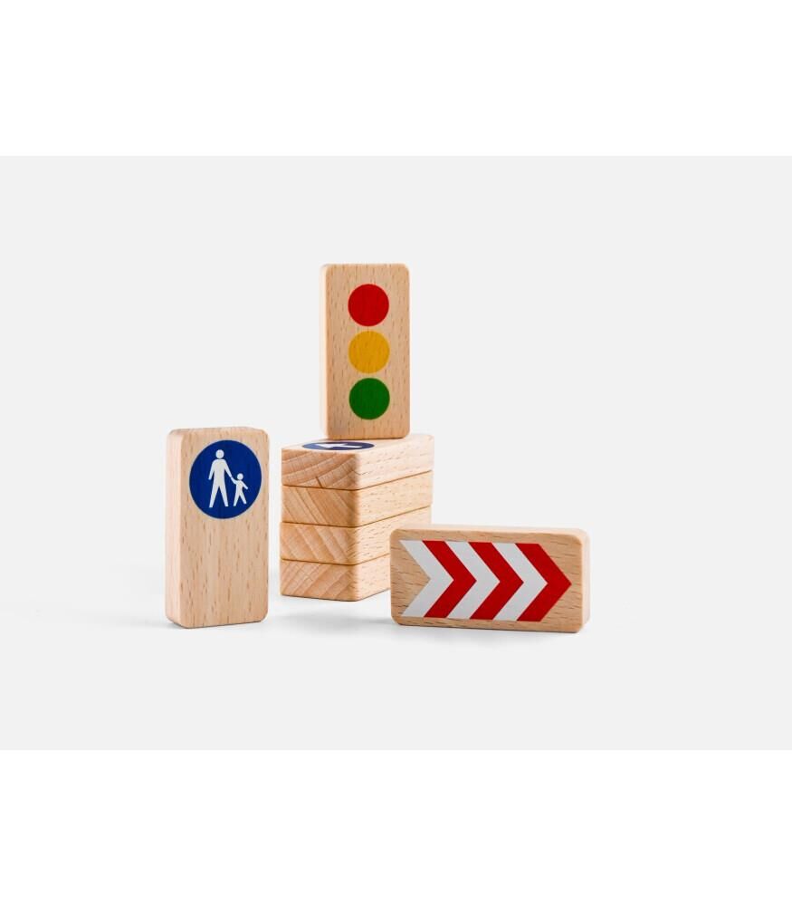 Waytoplay - Roadblocks Set Traffic Signs