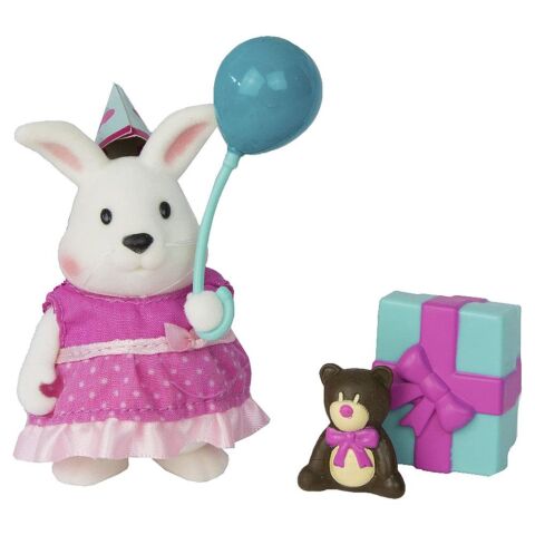 Li'l Woodzeez Parti Seti - Miniature Birthday Party Playset