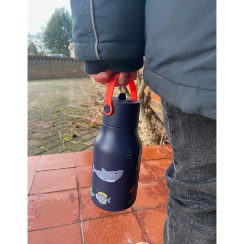 Lund London- Ocean Little Lund Bottle 400ML - Çocuk Su Şişesi