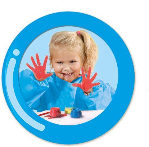Ses Creative - İlk Parmak Boya Setim- Elle Boyanan Hayvanlar