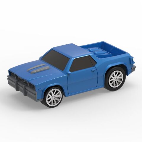 Driven 4'lü Çek-Bırak Araba Seti - Turkuaz/Turuncu/Mavi/Kırmızı