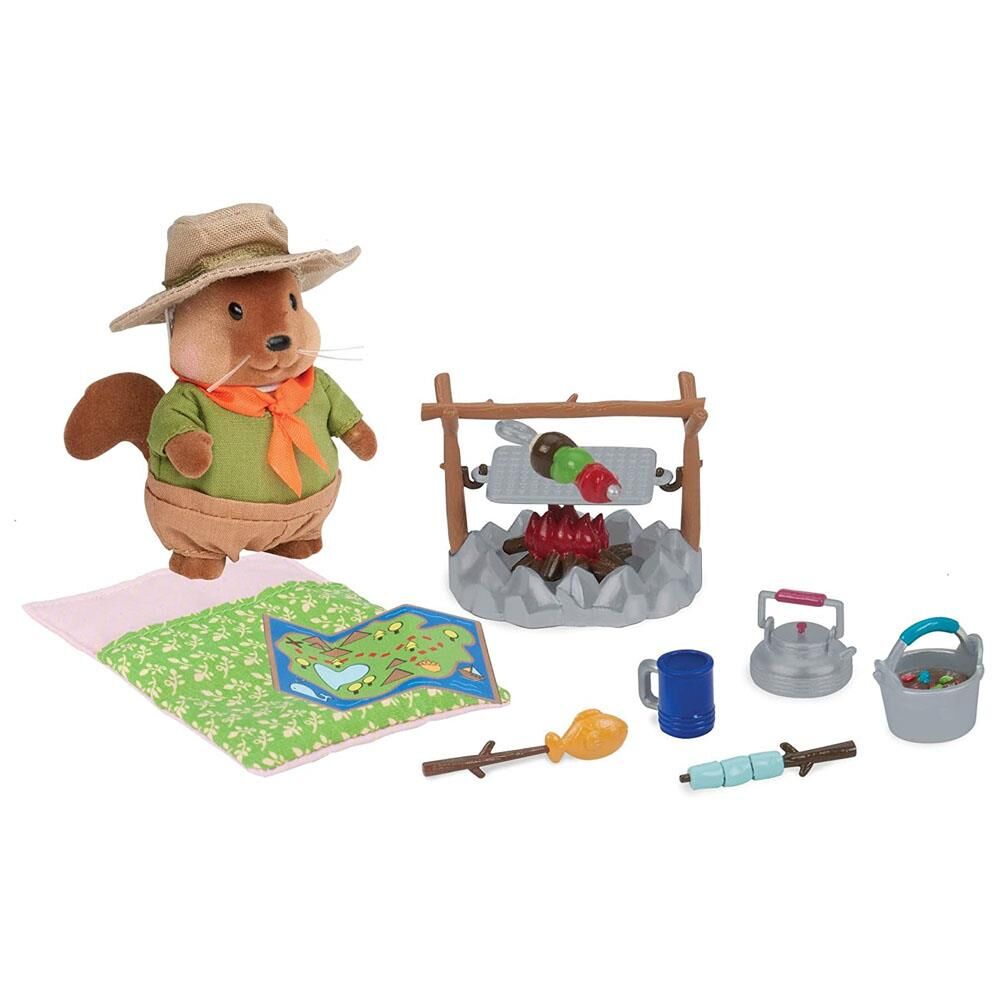 Li'l Woodzeez Kamp Seti - Miniature Camping Playset