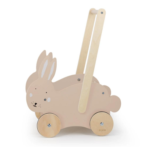 Trixie Mrs. Rabbit - Wooden Push Along Cart - Ahşap Araba