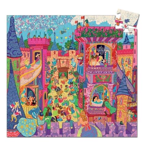 Djeco Dekoratif Puzzle 54 Parçalı Yapboz / The Fairy Castle