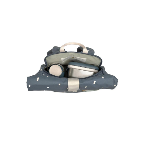 Lassig Happy Prints Mini Rolltop Sırt Çantası Midnight Blue