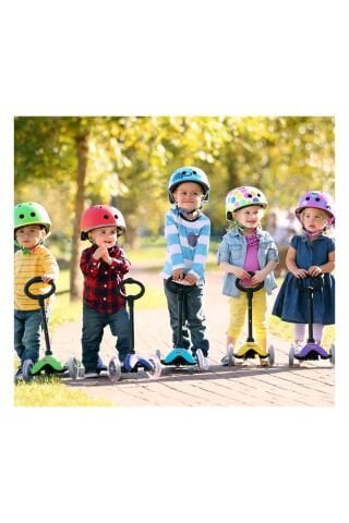 Mini Micro 3in1 Deluxe 3 Tekerlekli Scooter Aqua