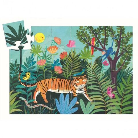 Djeco Dekoratif Puzzle 24 Parçalı Yapboz The Tigers Walk