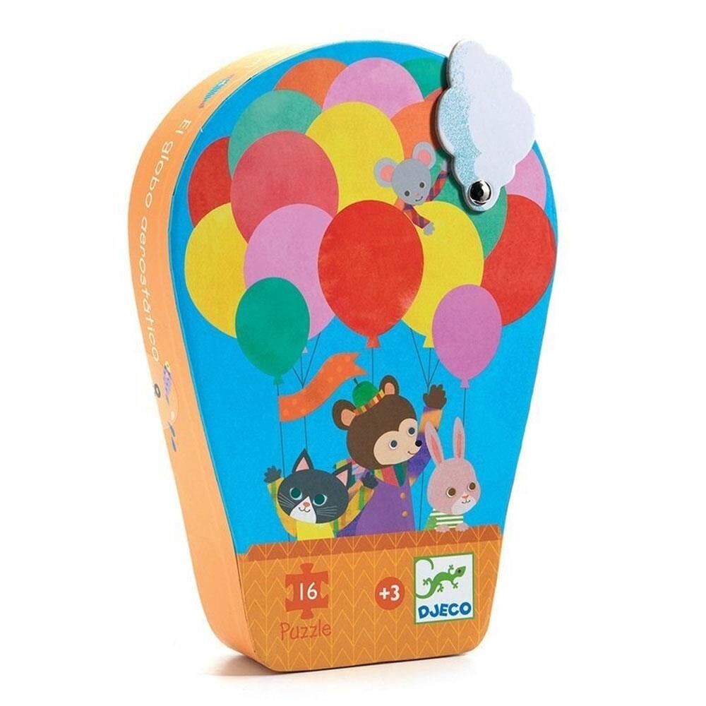 Djeco Dekoratif Puzzle Balloon - 16 Parçalı Yapboz