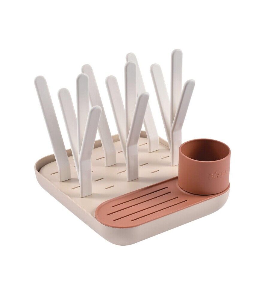 Beaba Forest Biberon Kurutma Standı - Terracotta - Clay