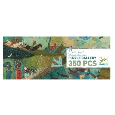 Djeco Puzzle / Poetic Boat - 350 Parçalı 7+Yaş Yapboz