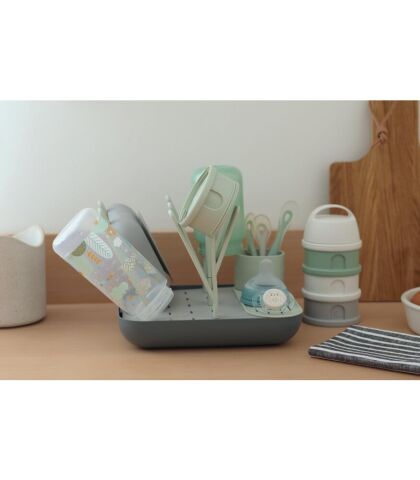 Beaba - Forest Biberon Kurutma Standı - Misty/Mineral