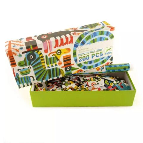 Djeco Puzzle / Zebrissimo - 200 Parçalı 6+Yaş Yapboz