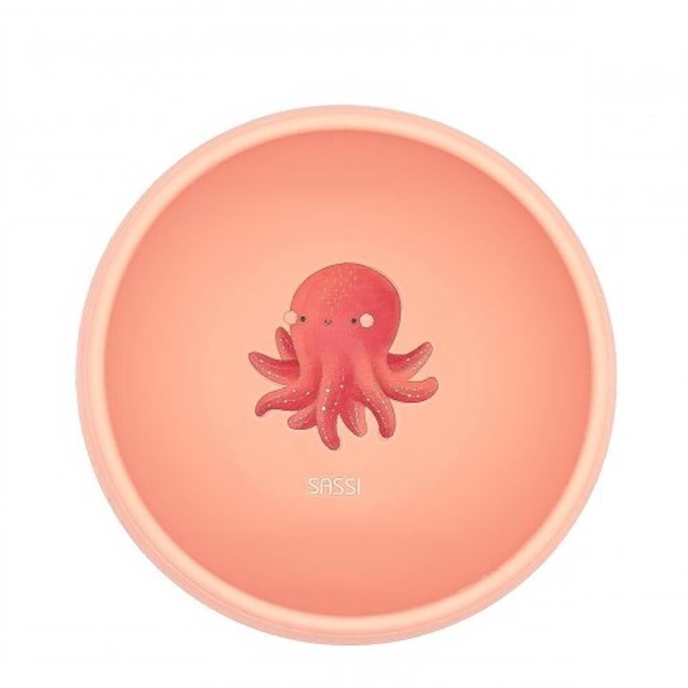 Sassi - Vakumlu Silikon Kase - Pratik Ahtapot