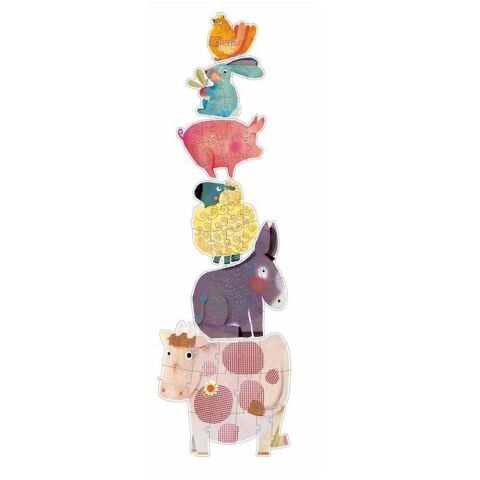 Djeco Dev Puzzle 72 Parçalı Yapboz / Dandelion & Friends