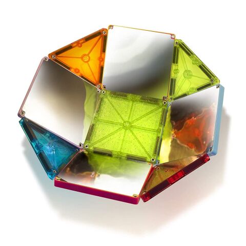 Magna-Tiles Parıltılı ve Aynalı 15'li Set