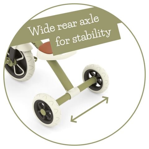 Chillafish - Ziggi - Üç Tekerlekli Bisiklet (12 inç) - Olive