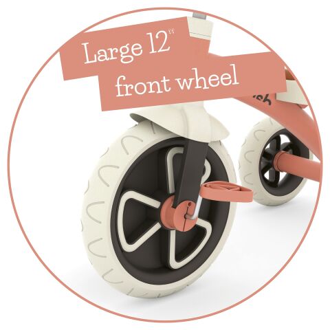 Chillafish - Ziggi - Üç Tekerlekli Bisiklet (12 inç) - Salmon