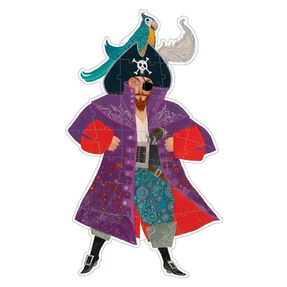Djeco Dekoratif Puzzle 36 Parçalı Yapboz / Elliott The Pirate