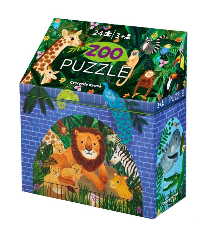 Crocodile Creek Puzzle - 24 Parça - Hayvanat Bahçesi