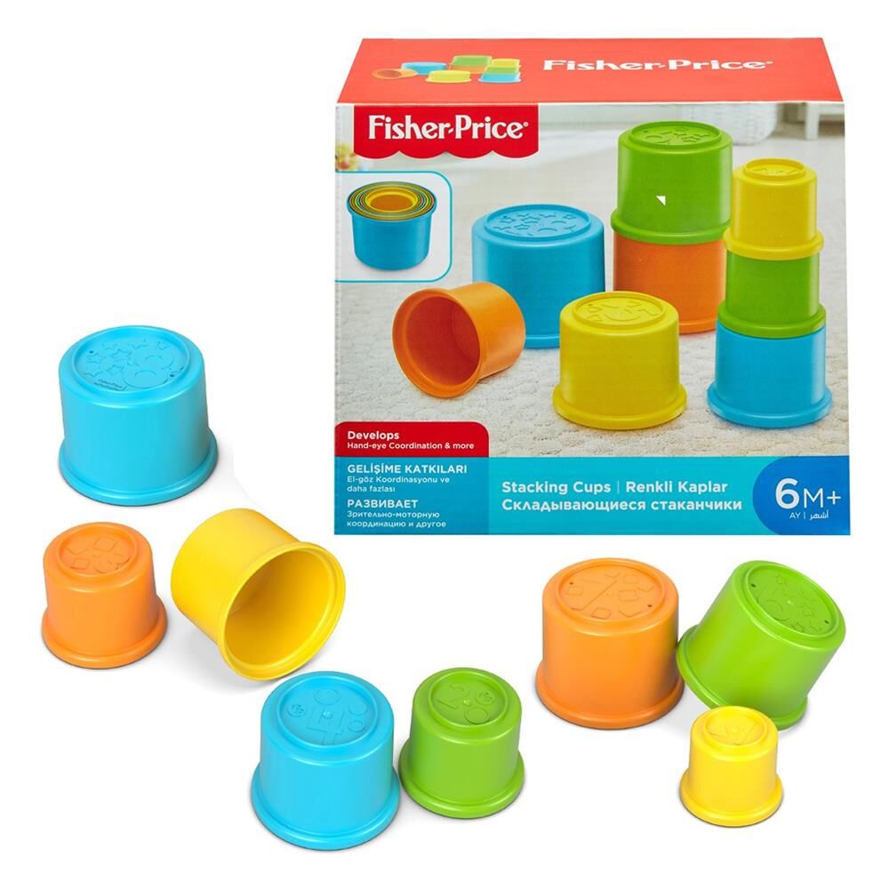 Fisher-Price Renkli Kaplar / Sıralama ve Şekil Ayırma Oyuncakları