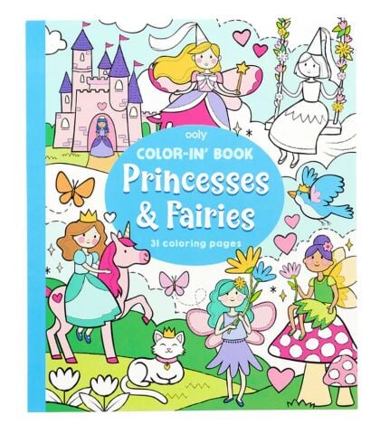 Ooly Boyama Kitabı - Princesses & Fairies