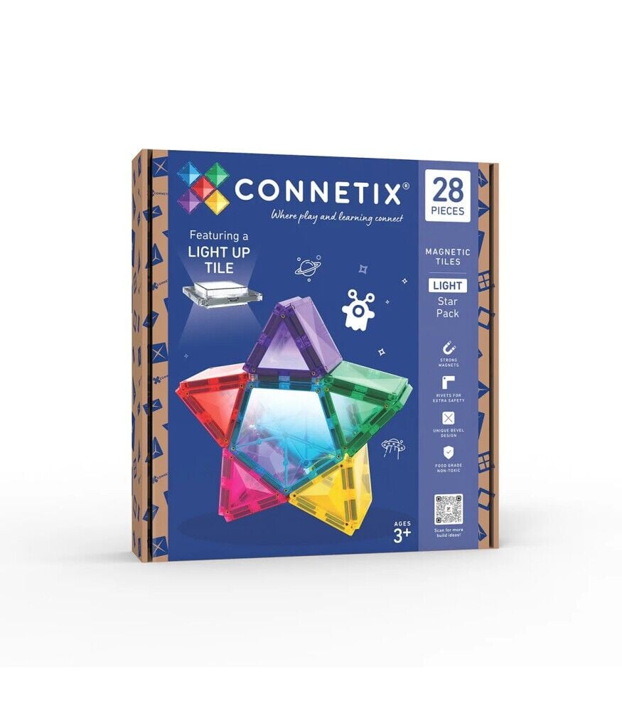 Connetix Light Star Pack Manyetik Bloklar - 28 Parça