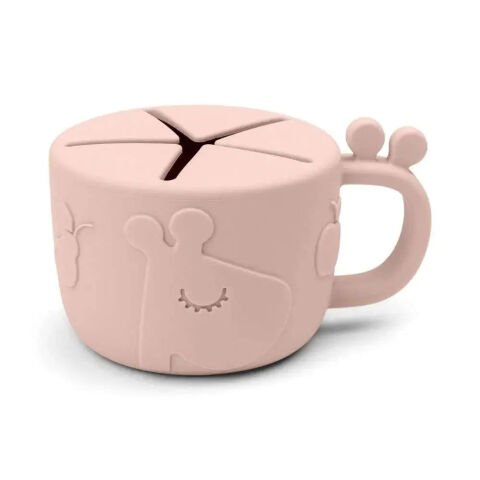 Done by Deer - Raffi - Dökülmeyen Silikon Atıştırmalık Kabı - Pembe