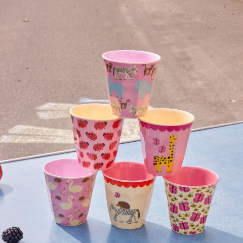 Rice - Melamin Küçük Bardak Seti - Wildlife