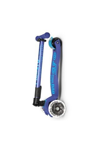 Micro Maxi Micro Deluxe LED Foldable 3Tekerlekli Scooter Navy Blue