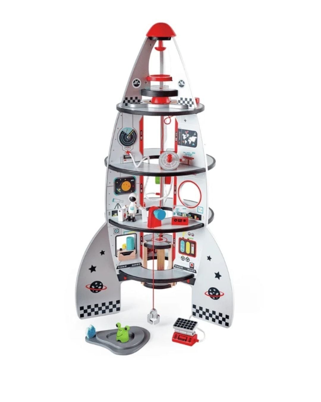 Hape 4 Katlı Ahşap Roket