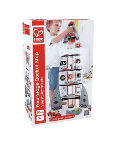 Hape 4 Katlı Ahşap Roket