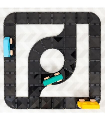 Connetix Creative Roads Pack Manyetik Bloklar - 48 Parça