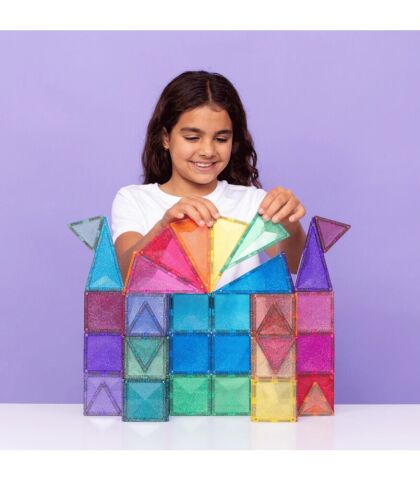 Connetix Glitter Castle Pack Manyetik Bloklar - 48 Parça