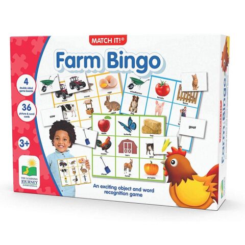 The Learning Journey Farm Bingo – Resimli Çiftlik Tombalası