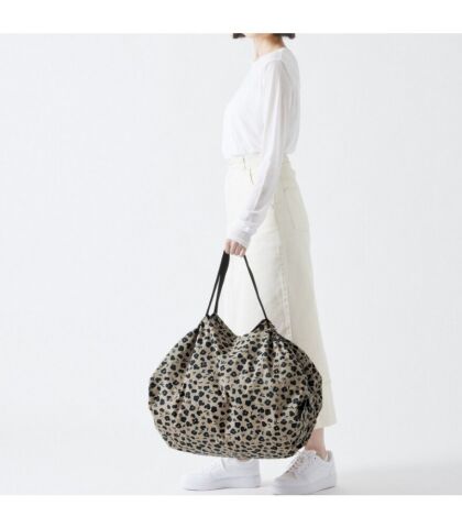 Shupatto Compact Bag Katlanır Çanta - M - Paw Marks