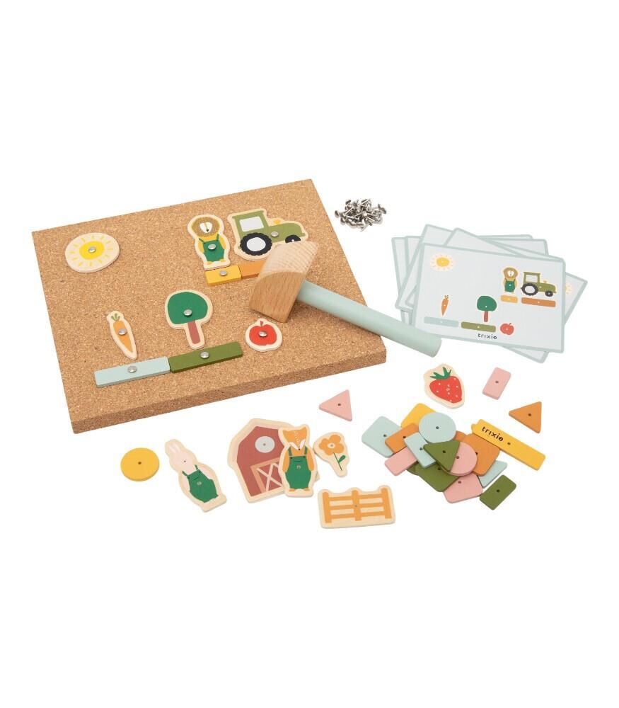 Trixie Ahşap Çiftlik Temalı Çekiç Oyunu