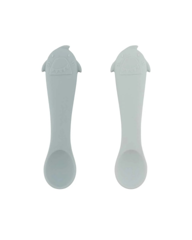 Trixie Mrs. Shark - 2li Silikon Bebek Kaşığı Seti